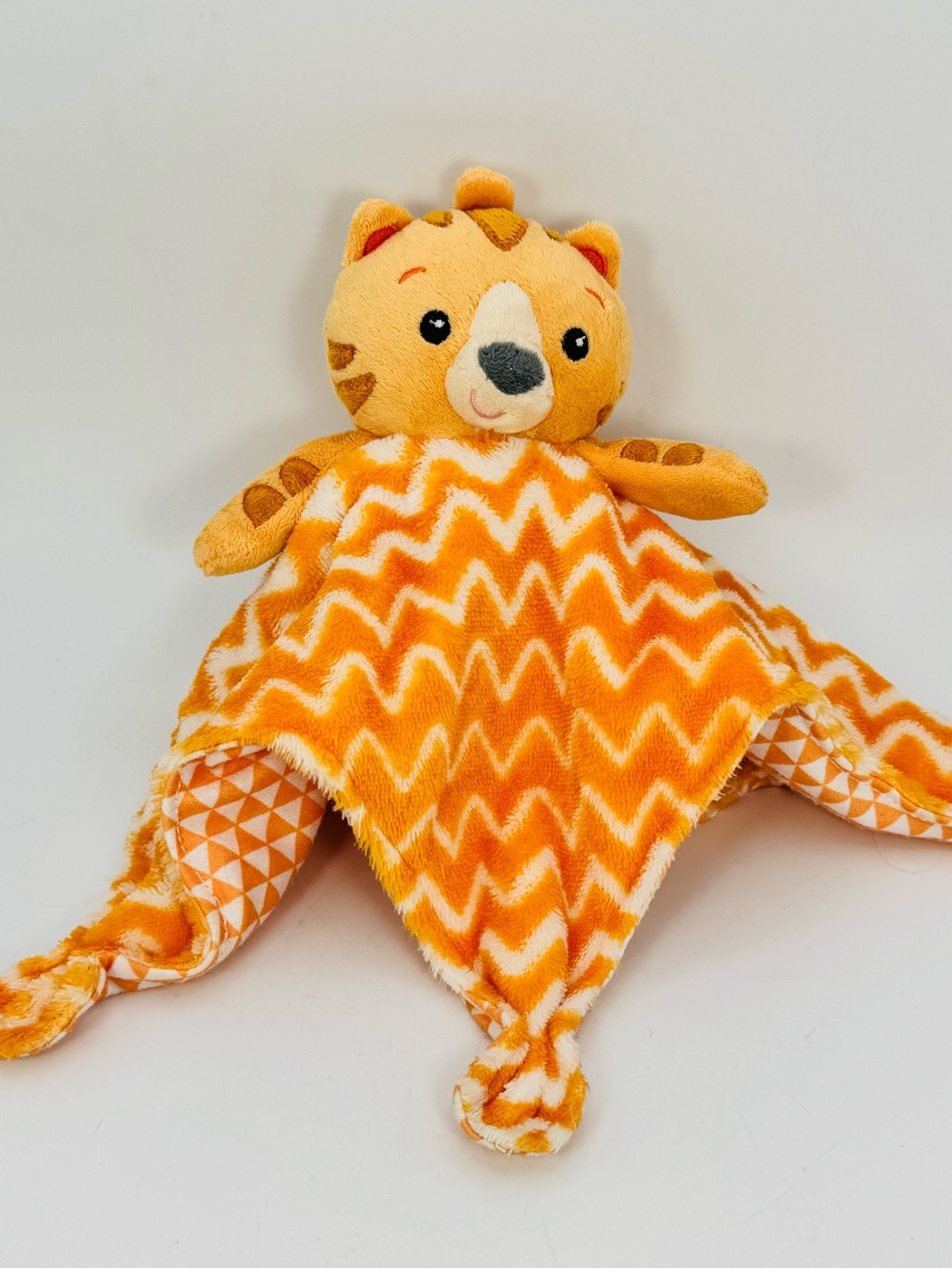 Baby Einstein Orange Peekaboo Tiger Security Blanket Lovey Mary Meyer